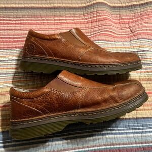 Dr. Martens Tevin Leather Slip On Loafers Mens Size 12‎ US Brown Casual Shoes